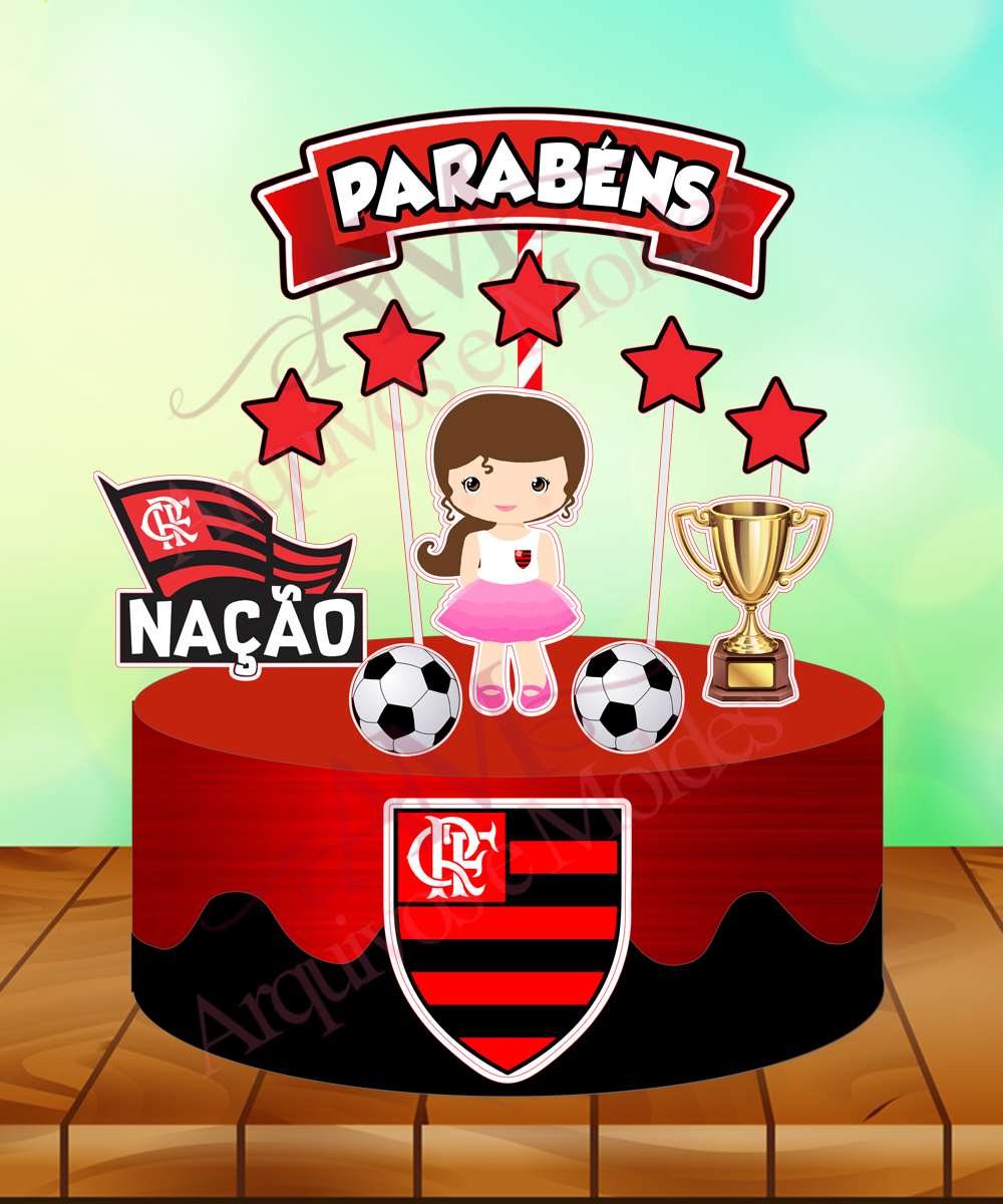 Flamengo - Arquivo Digital Topo de Bolo – Mod. 07