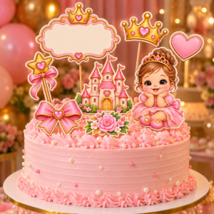 Topo de Bolo Princesa Baby – Mod. 01 PNG